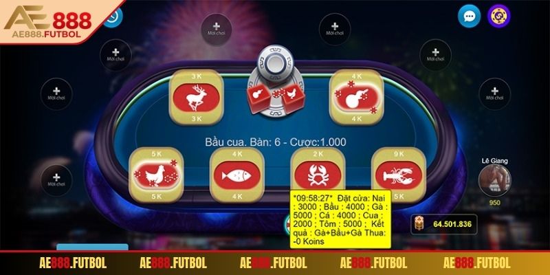 Một số thuật ngữ thường gặp khi chơi bầu cua