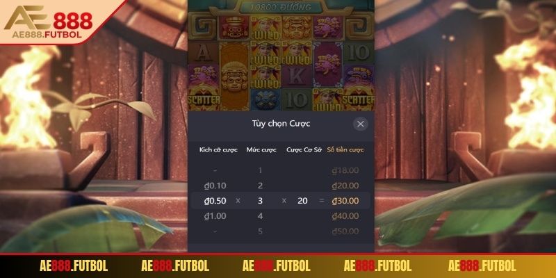 Tỷ lệ RTP trong kho báu Aztec AE888