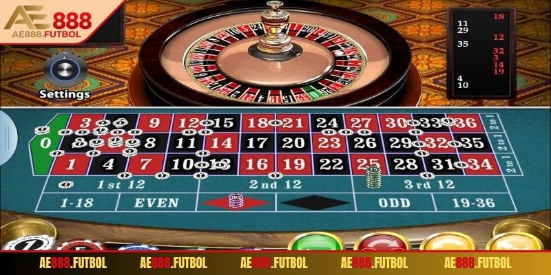 Cách vận hành của một vòng roulette AE888